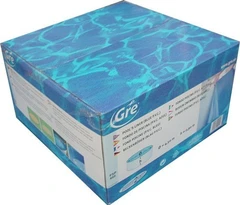 Линер за овален сглобяем басейн GRE, 5.00 x 3.00 x 1.20 м, PVC, син, със закачане (hanging)